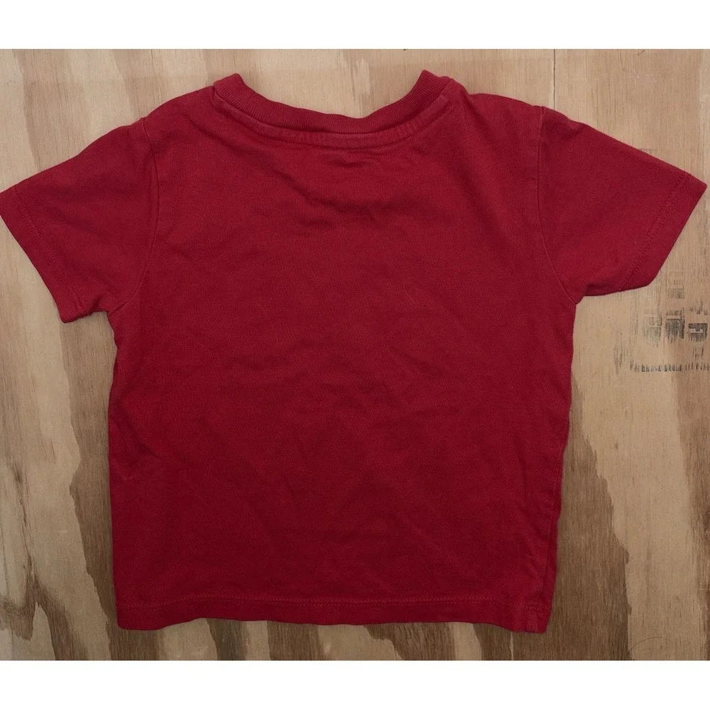 Polo Ralph Lauren Baby Toddler T Shirt Red‎ 18 Months Embroidered Pony Flaw
